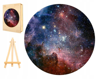 VEĽKÉ DREVENÉ PUZZLE 280 KUSOV GALAXY V DREVENEJ KRABIČKE
